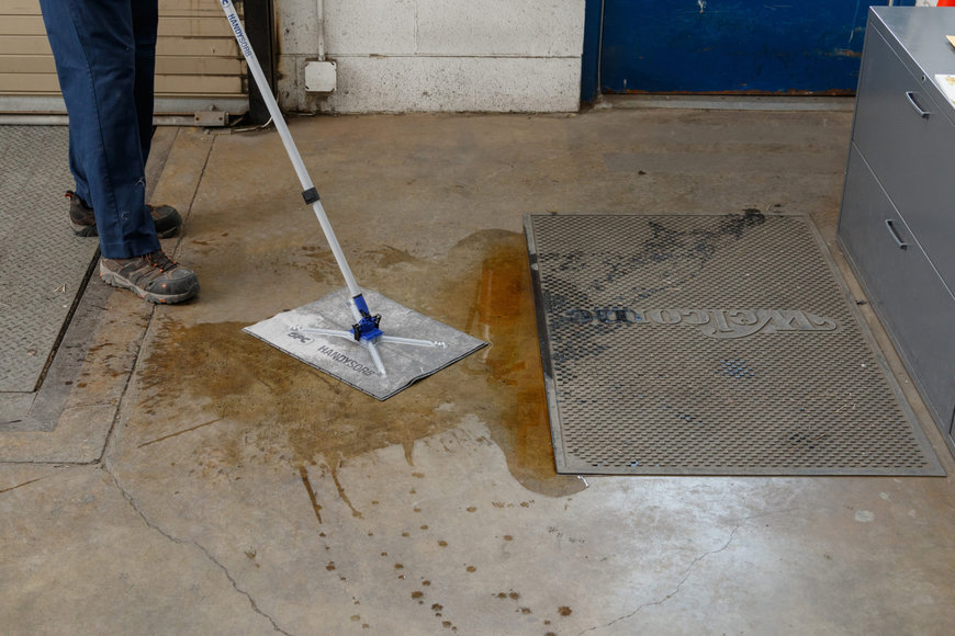 Easily mop industrial spills